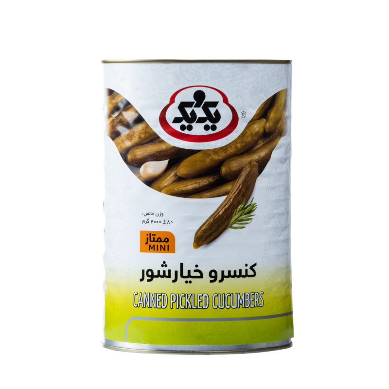 کنسرو خیارشور ممتاز قوطی