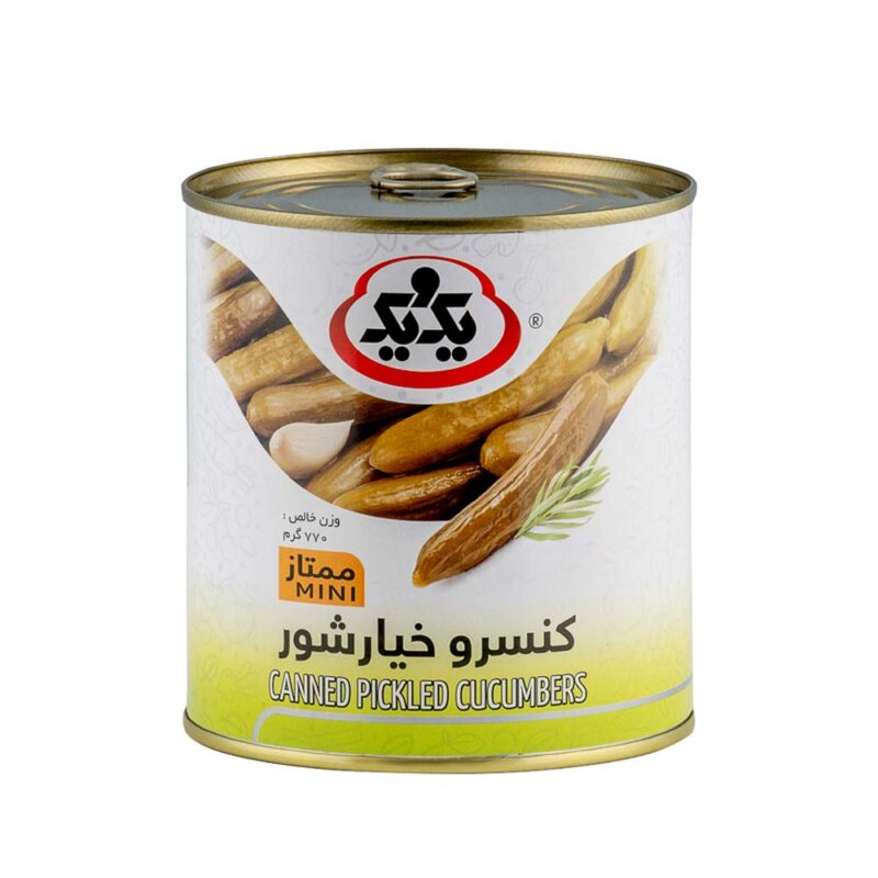کنسرو خیارشور ممتاز قوطی